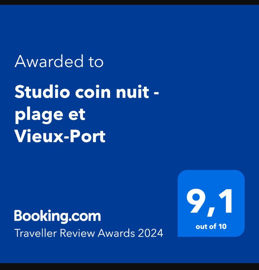 Studio Coin Nuit, Entre Plage Et Centre 마르세유 외부 사진